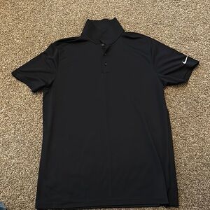 Nike Golf Black Polo Sz L Large